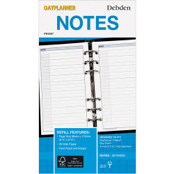 Debden Dayplanner Refill Notes 175x96mm Personal Edition