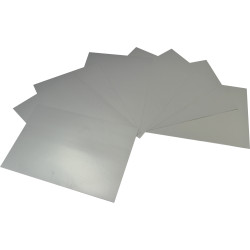 Rainbow Surface Board 510x640mm 300gsm Semi Gloss Metallic Silver Pack of 20