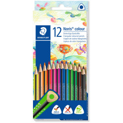 Staedtler Noris Triangular Colour Pencils Assorted Pack of 12