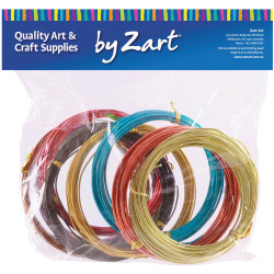Zart Creative Soft Wire 60m Assorted Gauges & Colours