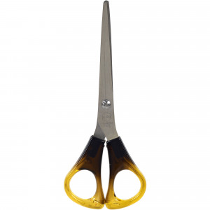 Marbig Dura-Sharp Scissors Small 158mm (6.25Inch) Amber Handle