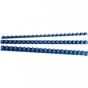GBC Plastic Binding Comb 6mm 21 Ring 25 Sheets Capacity Blue Pack of 100