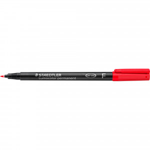 Staedtler 318 Lumocolor Pen Permanent Fine 0.6mm Red