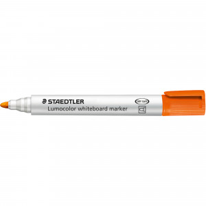 Staedtler 351 Lumocolor Whiteboard Marker Bullet 2mm Orange Box of 10