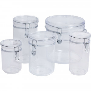 Connoisseur Acrylic Storage Canister Round 0.8 Litres
