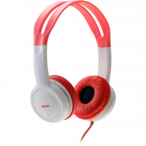 Moki Volume Limited Headphones For Kids Red