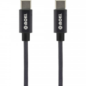 Moki Type-C to Type-C Cable Braided SynCharge Cable
