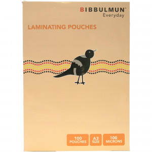 Bibbulmun Laminating Pouches A3 100 Micron Pack of 100