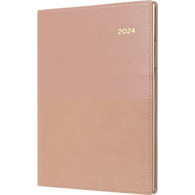 Collins Vanessa Diary A6 Day To Page Rose Gold