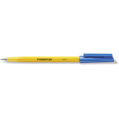 Staedtler 430 Stick Ballpoint Pen Fine 0.7mm Blue