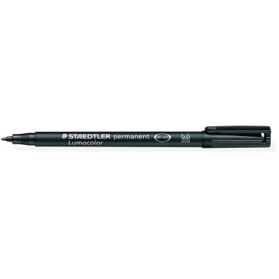 Staedtler 317 Lumocolor Pen Permanent Medium 1mm Black
