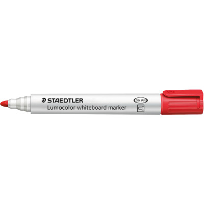 Staedtler 351 Lumocolor Whiteboard Marker Bullet 2mm Red