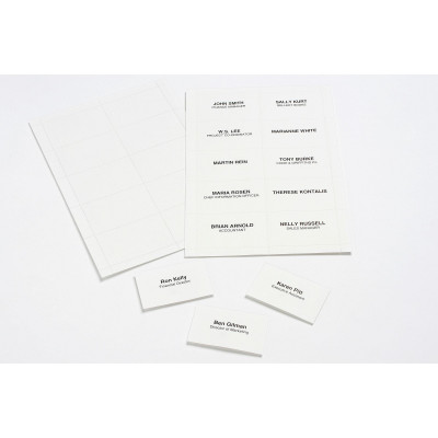Rexel Convention Insert Cards For Name Badge ID Holder 90x54mm Box Of 250
