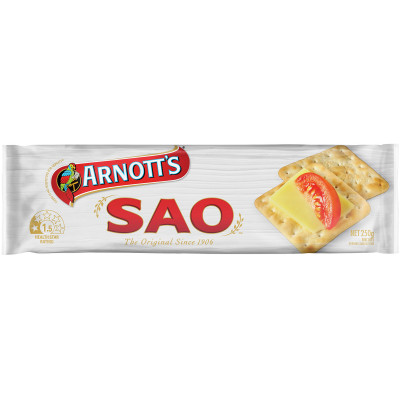 Arnott's Sao Original Biscuits 250gm
